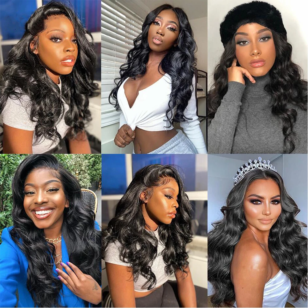 250% Density 13x6 Body Wave Lace Front Wigs Human Hair Pre Plucked 13x4 HD Transparent Lace Frontal Wigs Human Hair for Women 250% Density 13x6 Body Wave Lace Front Wigs Human Hair Pre Plucked 13x4 HD Transparent Lace Frontal Wigs Human Hair for Women