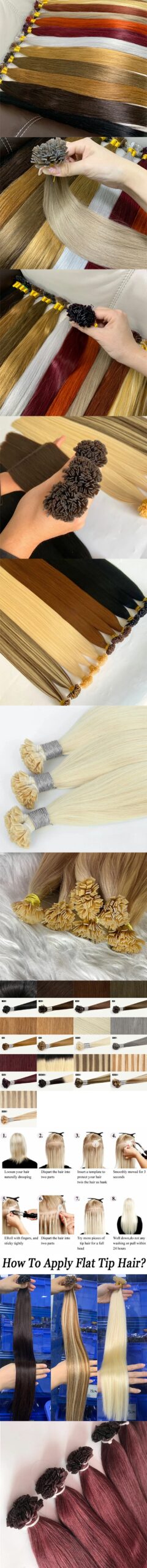 Flat Tip Keratin Hair Extensions Straight Real Human Hair Virgin Colored Vietnamese Hair Extensions Pre-bonded Fusion Hair Flat Tip Keratin Hair Extensions Straight Real Human Hair Virgin Colored Vietnamese Hair Extensions Pre-bonded Fusion Hair