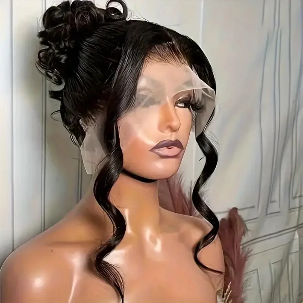 360 Full Lace Wig Human Hair Straight Curly Body Wave Hidden Strap Full Lace Around Natural Look