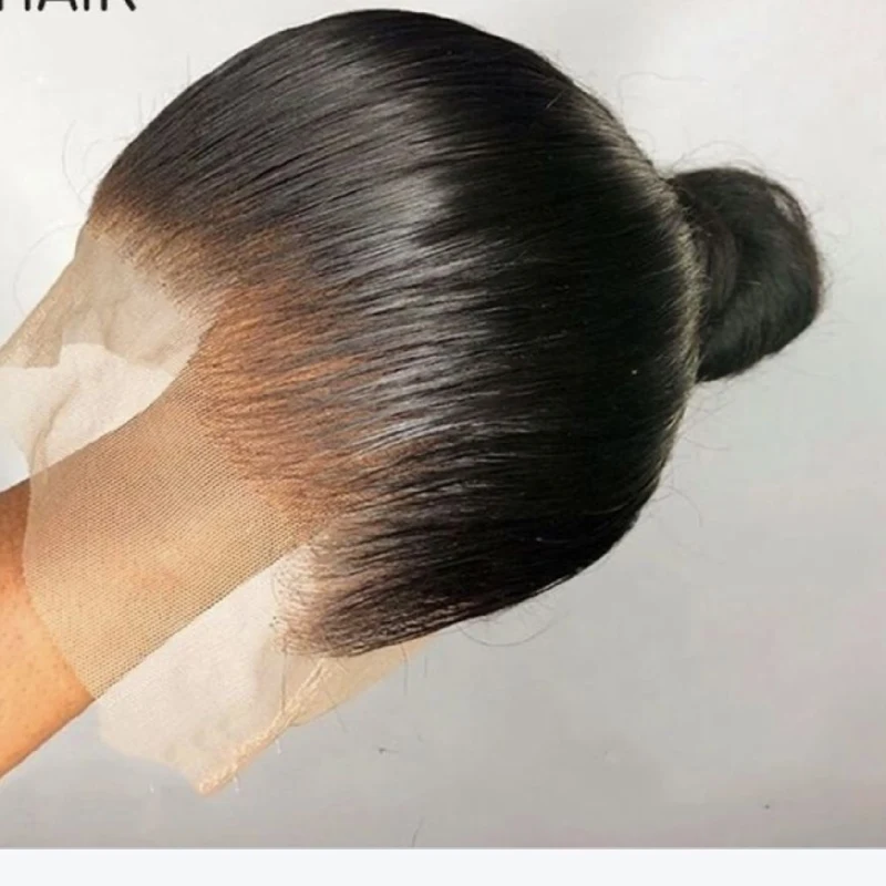 360 Full Lace Wig Human Hair Straight Curly Body Wave Hidden Strap Full Lace Around Natural Look