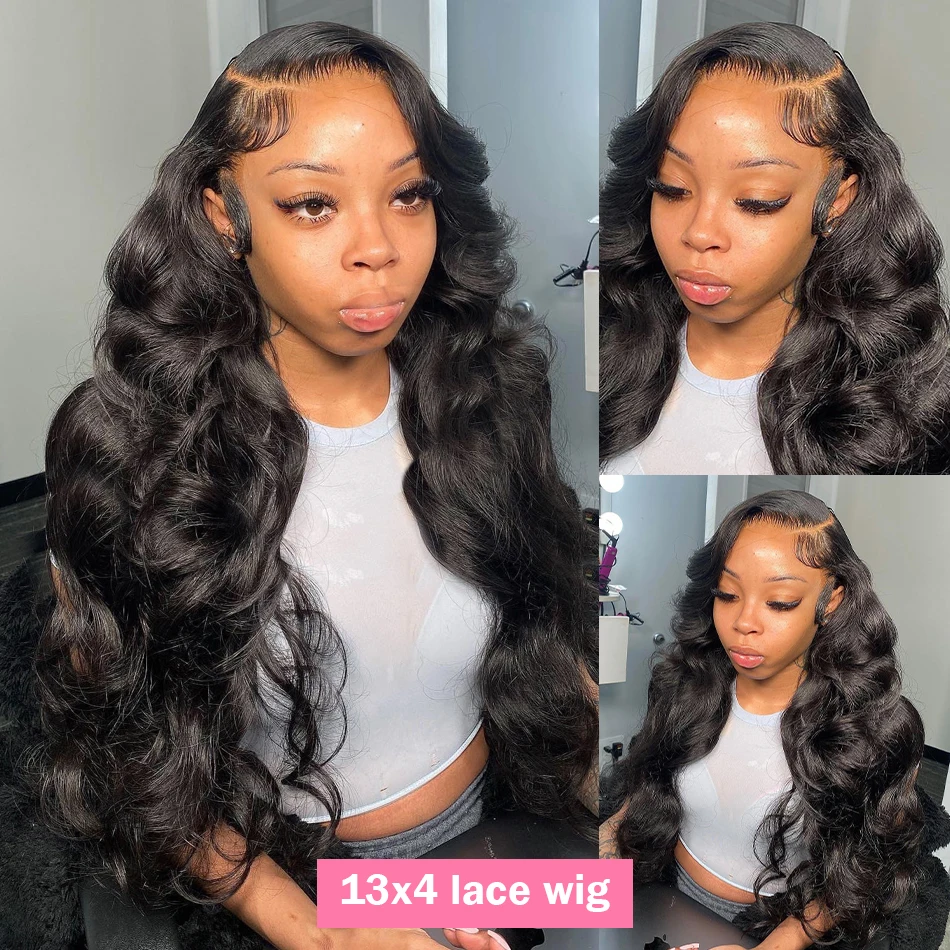 30 40 Inch 360 Full Lace Body Wave Wigs Human Hair 100% 13x4 13x6 HD Lace Frontal Wig For Black Women 4x4 5x5 Lace Closure Wigs