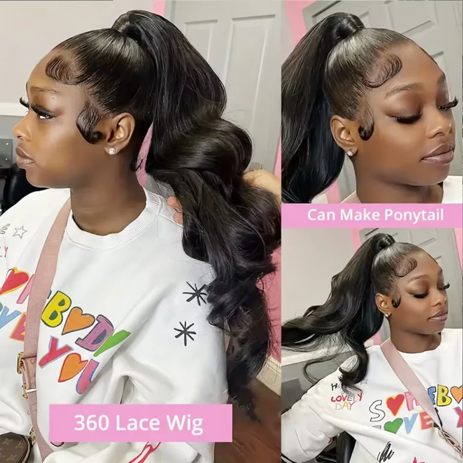 360 Full Lace Wig Human Hair Pre Plucked Hd Body Wave 250 Density Lace Wig 360 Lace Frontal Wigs Invisible Drawstring For Women 360 Full Lace Wig Human Hair Pre Plucked Hd Body Wave 250 Density Lace Wig 360 Lace Frontal Wigs Invisible Drawstring For Women