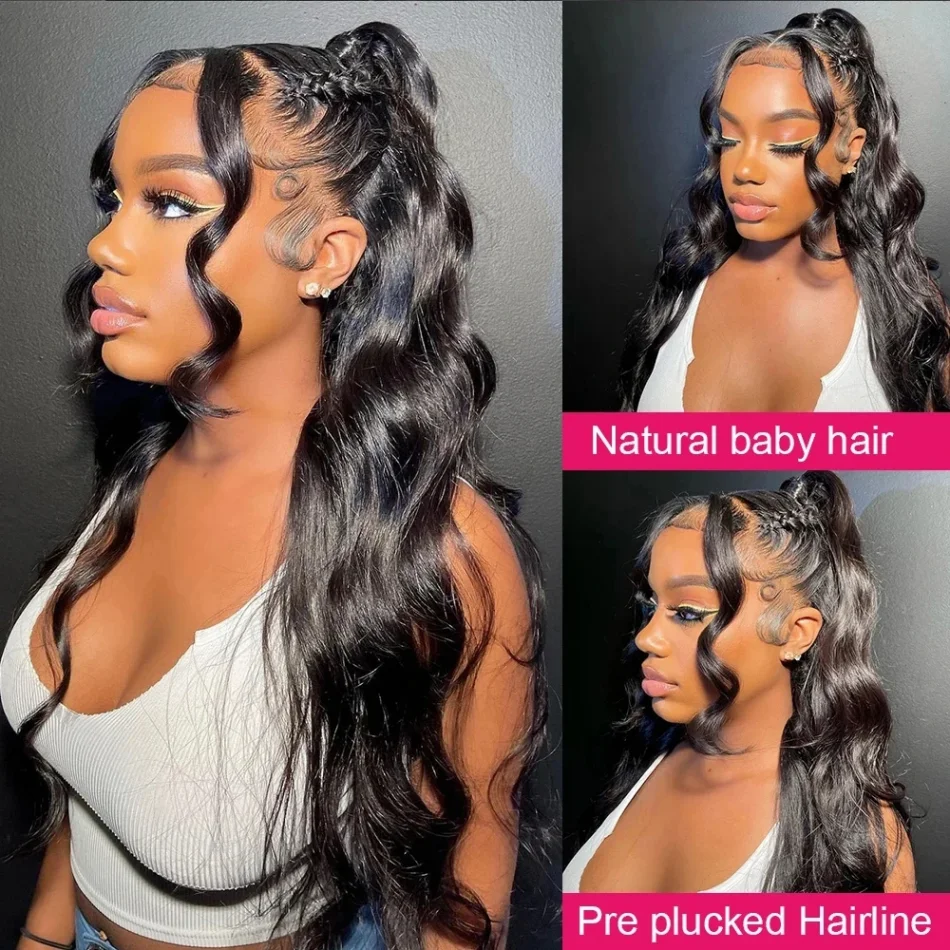 360 Full Lace Wig Human Hair Pre Plucked Hd Body Wave 250 Density Lace Wig 360 Lace Frontal Wigs Invisible Drawstring For Women 360 Full Lace Wig Human Hair Pre Plucked Hd Body Wave 250 Density Lace Wig 360 Lace Frontal Wigs Invisible Drawstring For Women