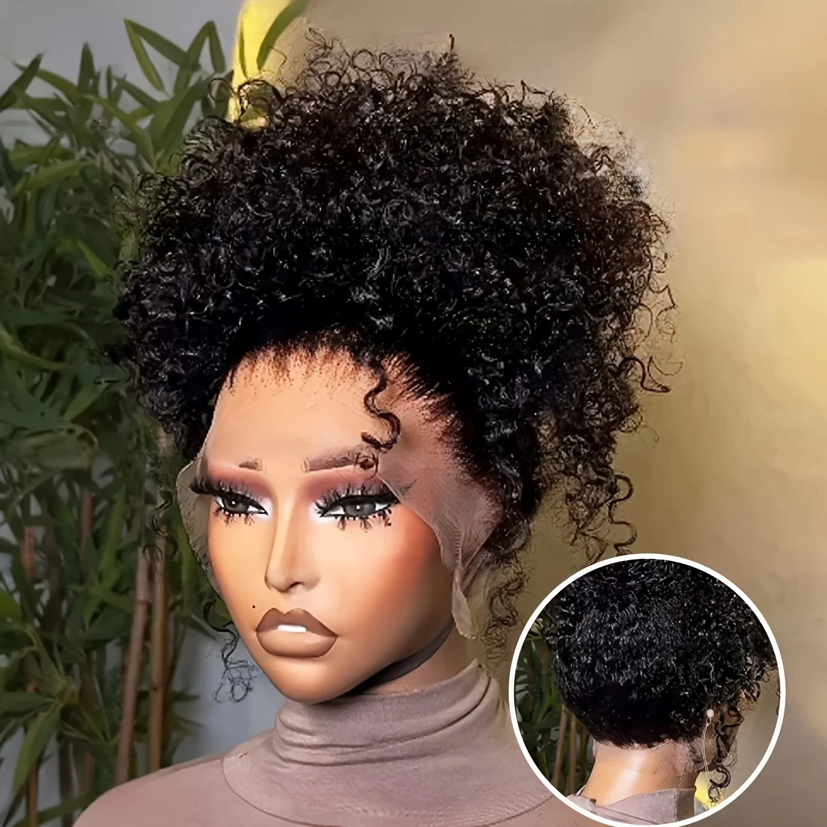 Women's 360 HD Lace Front Glueless Wig - 220Density Human Hair Deep Wave 13x4 13x6 Lace Frontal with Pre-Plucked Hairline