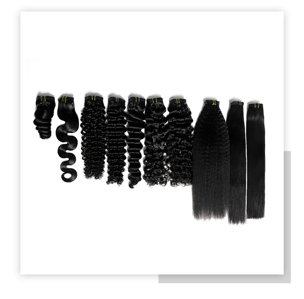 Yaki Straight 100% Remy Clip Ins Human Hair 110g Human Hair Extension To PU Clips Seamless Double Weft For Daily Party Wedding