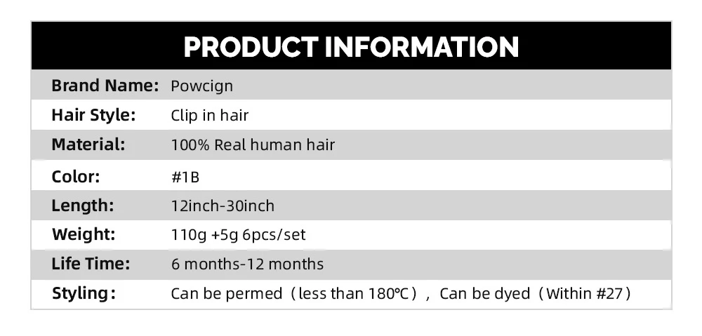 Yaki Straight 100% Remy Clip Ins Human Hair 110g Human Hair Extension To PU Clips Seamless Double Weft For Daily Party Wedding