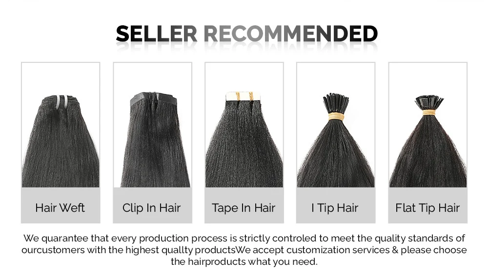 Yaki Straight 100% Remy Clip Ins Human Hair 110g Human Hair Extension To PU Clips Seamless Double Weft For Daily Party Wedding