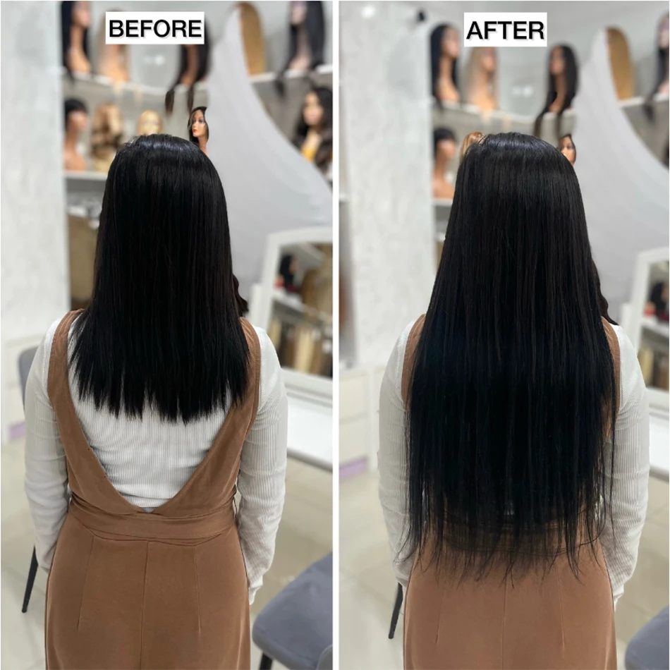 Straight Clip In Extensions Human Hair Brazilian Clip In Natural Black Color Clip Ins Remy Hair For Women Clip in Extension 120G Straight Clip In Extensions Human Hair Brazilian Clip In Natural Black Color Clip Ins Remy Hair For Women Clip in Extension 120G