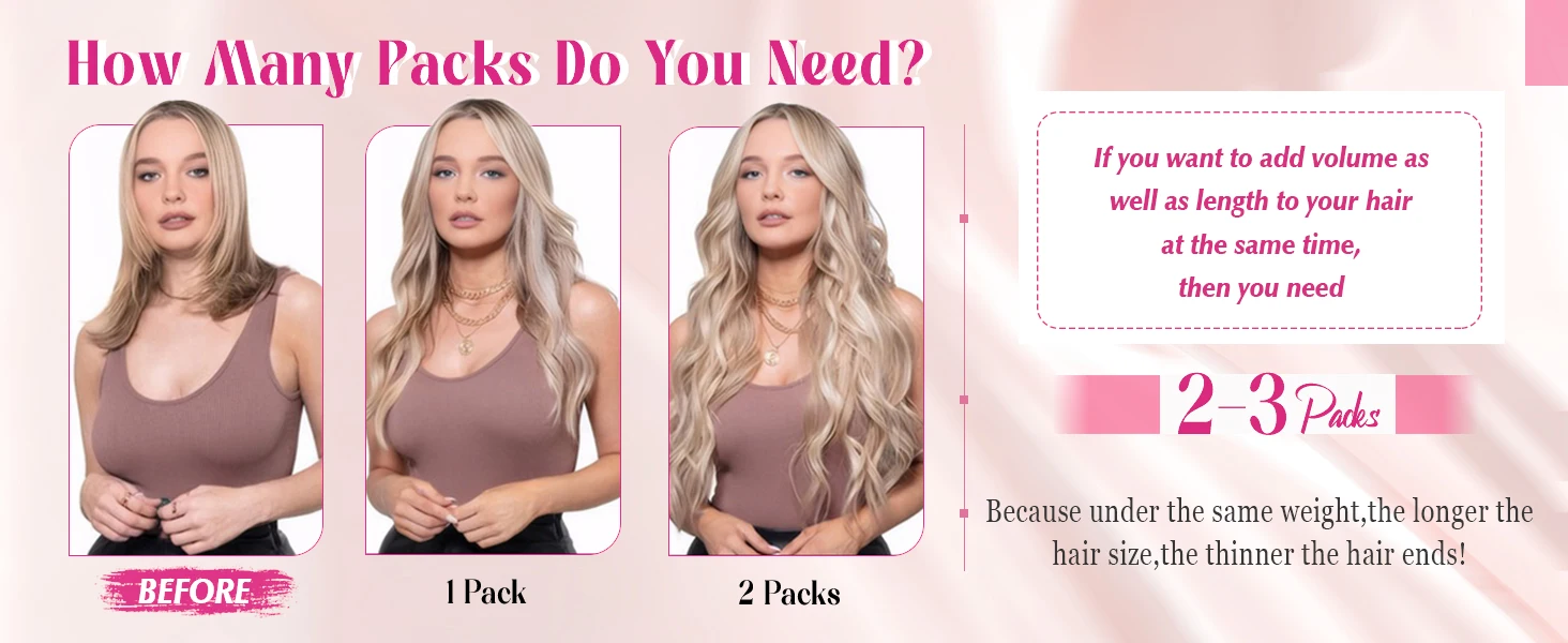 Clip Ins Straight Seamless Brazilian Human Hair Extensions Natural Color Invisible Clip In Hair Extension 16-26 Inches For Women