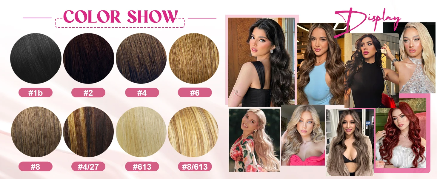 Clip Ins Straight Seamless Brazilian Human Hair Extensions Natural Color Invisible Clip In Hair Extension 16-26 Inches For Women