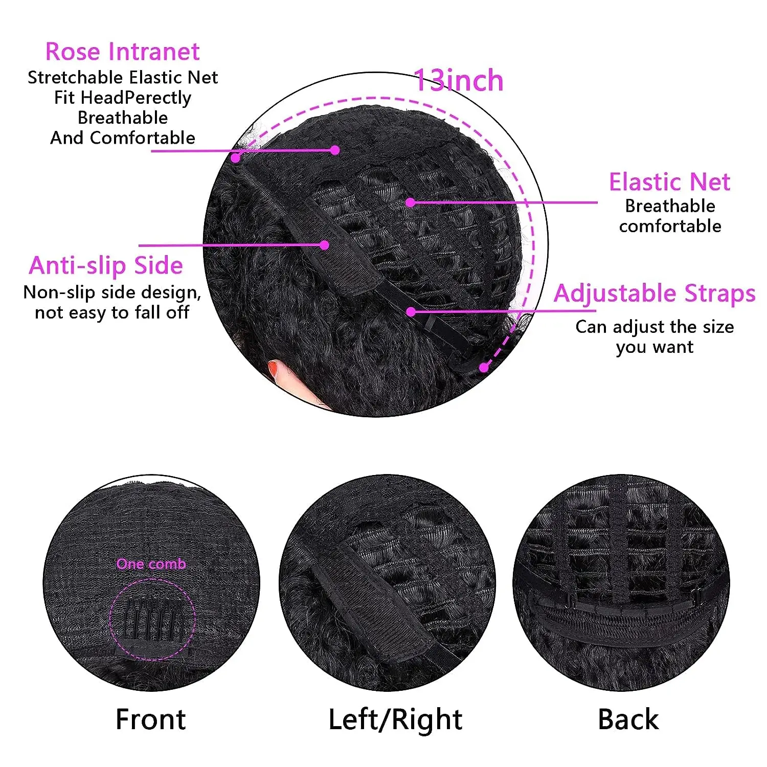 Afro Kinky Curly Short Human Hair Wigs With Thick Bangs Fluffy Natural Bob Wig Glueless Brazilian Full Machine Made Wigs On Sale