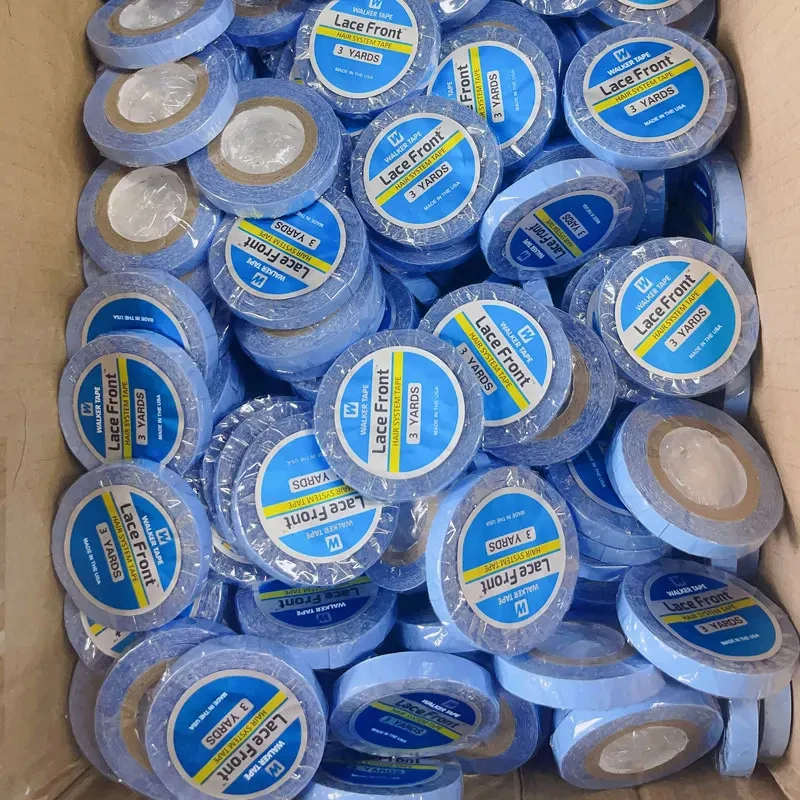 60pc 3 Yard 0.8cm tape glue for wigs hair extension Double Sided adhesives Tape Adhesive Wig Tape Sticker Glue rollers