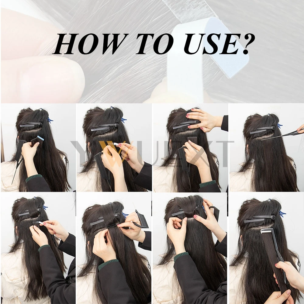 3y Double Sided Hair Extension Tape Wig Tape Sticker Glue Strips Waterproof Tape For Wigs Salon Barber Accessories