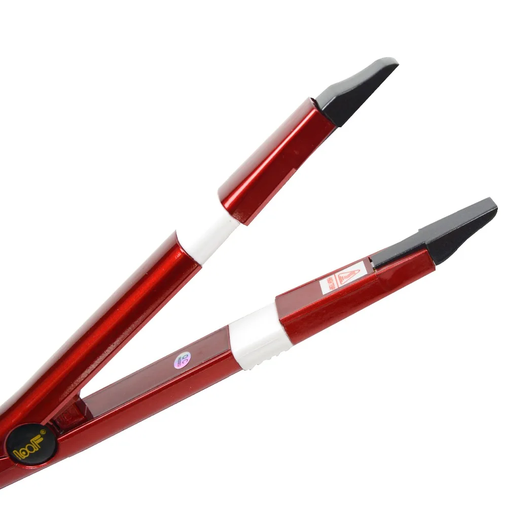 1 pc  Red Hair Extension Fusion Iron Connector Keratin Bonding Tools Adjustable Temperature Fusion Heat Connector