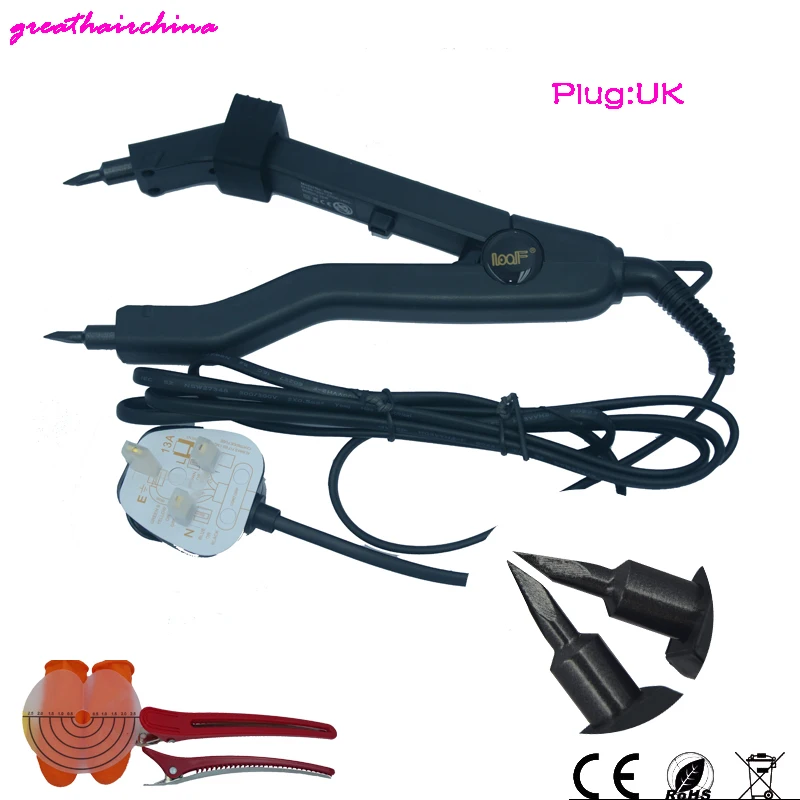 The Latest Version Sharp Tip Joint  JR-609 Professional Heat Iron Hair Connectors Keratin Hair Extensions Tools EU/AU/US/UK Plug