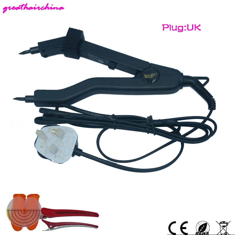 The Latest Version Sharp Tip Joint  JR-609 Professional Heat Iron Hair Connectors Keratin Hair Extensions Tools EU/AU/US/UK Plug