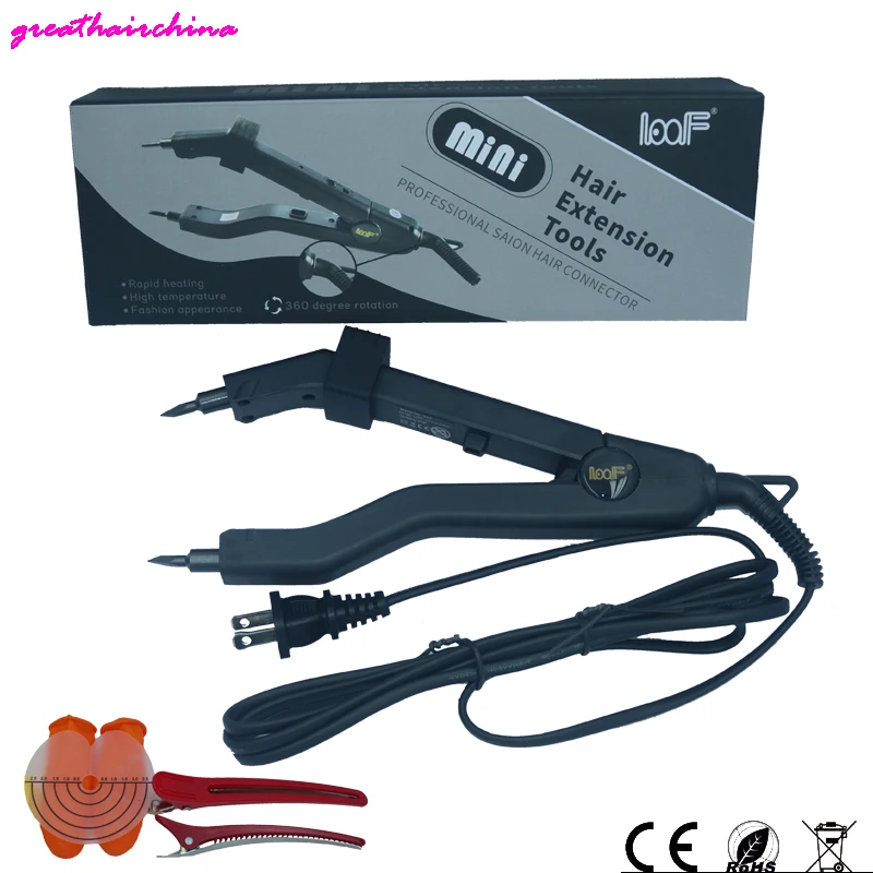 The Latest Version Sharp Tip Joint  JR-609 Professional Heat Iron Hair Connectors Keratin Hair Extensions Tools EU/AU/US/UK Plug