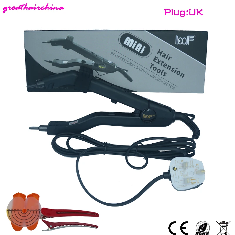 The Latest Version Sharp Tip Joint  JR-609 Professional Heat Iron Hair Connectors Keratin Hair Extensions Tools EU/AU/US/UK Plug