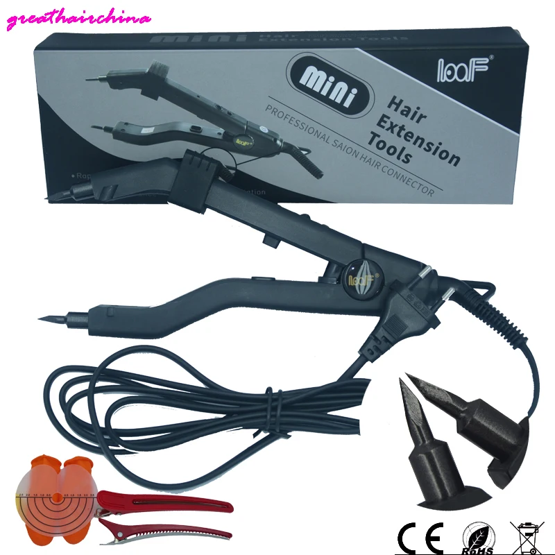 The Latest Version Sharp Tip Joint  JR-609 Professional Heat Iron Hair Connectors Keratin Hair Extensions Tools EU/AU/US/UK Plug