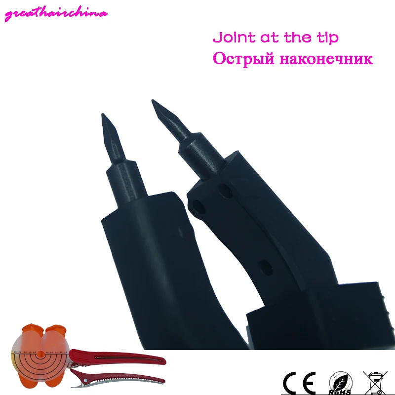 The Latest Version Sharp Tip Joint  JR-609 Professional Heat Iron Hair Connectors Keratin Hair Extensions Tools EU/AU/US/UK Plug