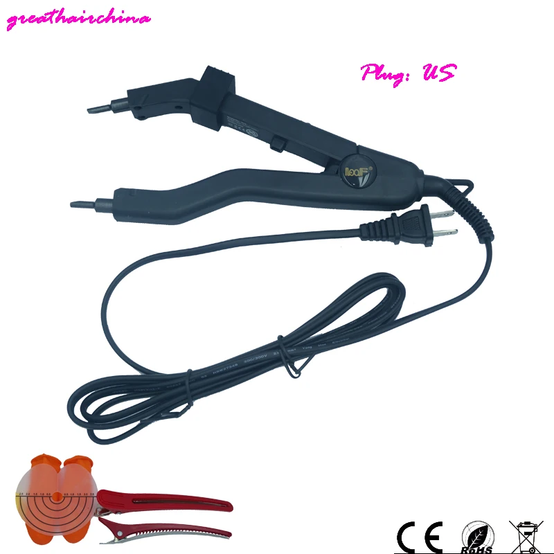 The Latest Version Sharp Tip Joint  JR-609 Professional Heat Iron Hair Connectors Keratin Hair Extensions Tools EU/AU/US/UK Plug