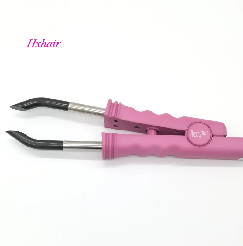 Loof Hair Extension Fusion Connector Hair connector / Hair Extension Fusion Iron / European plug 220v Black Pink color Loof Hair Extension Fusion Connector Hair connector / Hair Extension Fusion Iron / European plug 220v Black Pink color