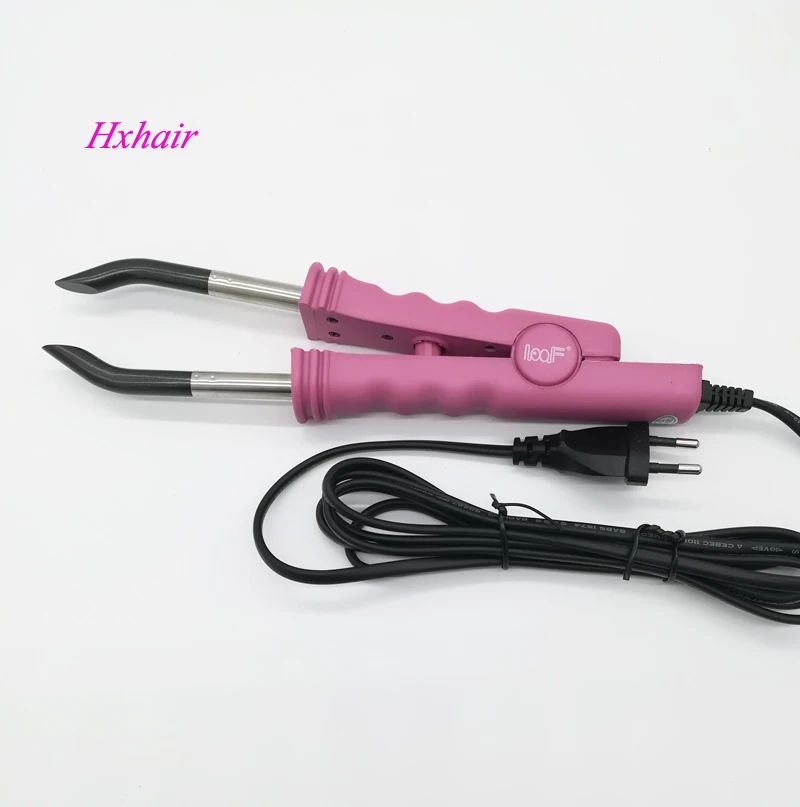 Loof Hair Extension Fusion Connector Hair connector / Hair Extension Fusion Iron / European plug 220v Black Pink color Loof Hair Extension Fusion Connector Hair connector / Hair Extension Fusion Iron / European plug 220v Black Pink color