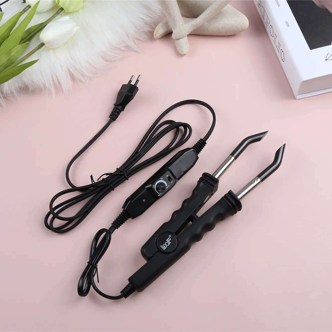 1pcs Adjustable Temperature LOOF Keratin Heatbond Connector Hair Extension Iron, Fusion Hair Keratin Bonding Tools 1pcs Adjustable Temperature LOOF Keratin Heatbond Connector Hair Extension Iron, Fusion Hair Keratin Bonding Tools