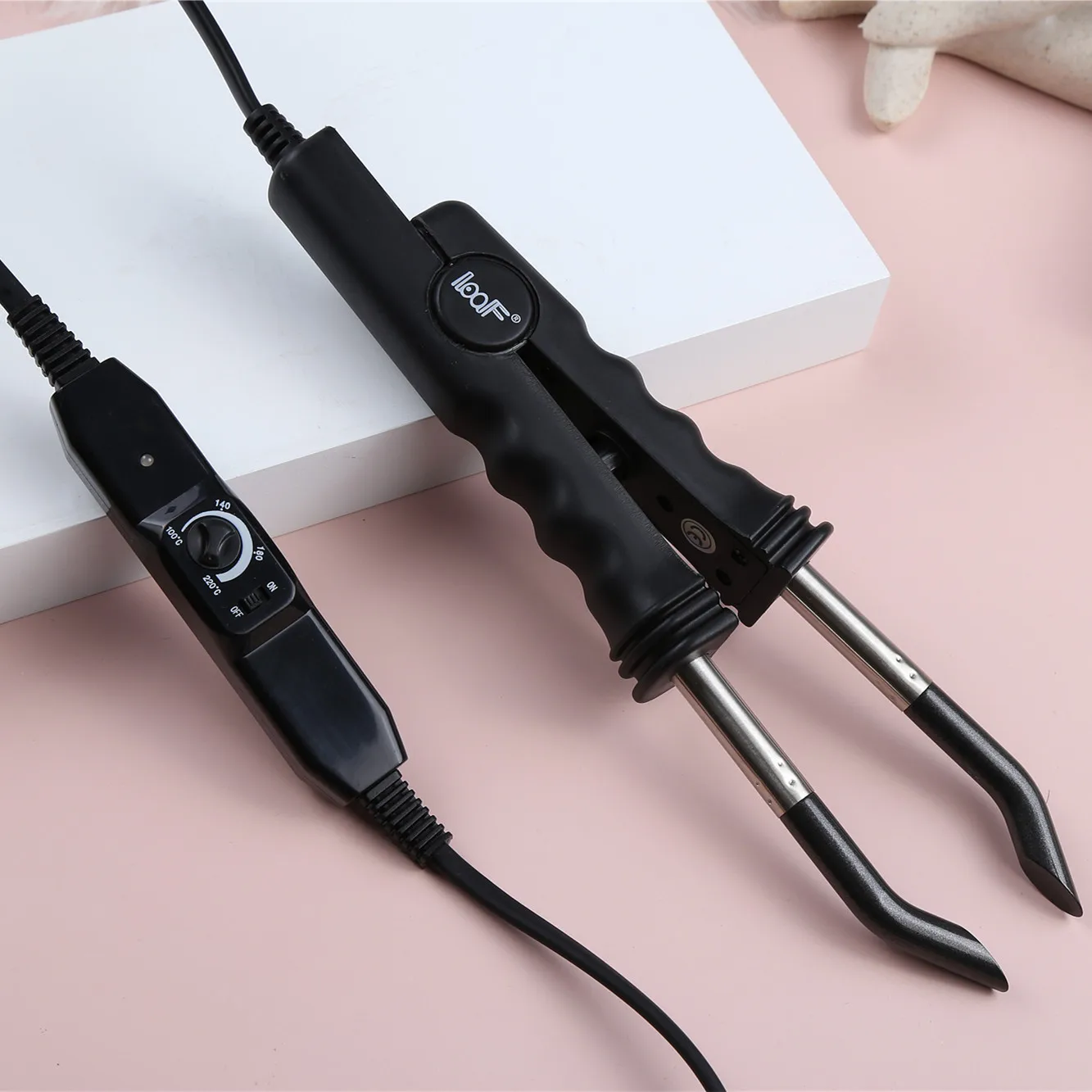 1pcs Adjustable Temperature LOOF Keratin Heatbond Connector Hair Extension Iron, Fusion Hair Keratin Bonding Tools 1pcs Adjustable Temperature LOOF Keratin Heatbond Connector Hair Extension Iron, Fusion Hair Keratin Bonding Tools
