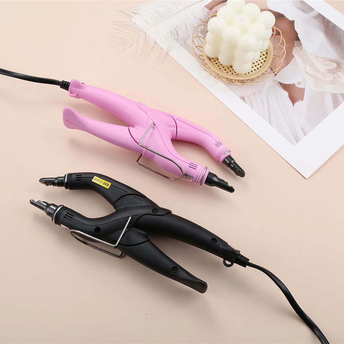 Hot Sale Pink/Black Hair Extensions Machine EU Plug Hair Heat Connector Fusion Hair Extensions Kit for All Stypes Hair Hot Sale Pink/Black Hair Extensions Machine EU Plug Hair Heat Connector Fusion Hair Extensions Kit for All Stypes Hair