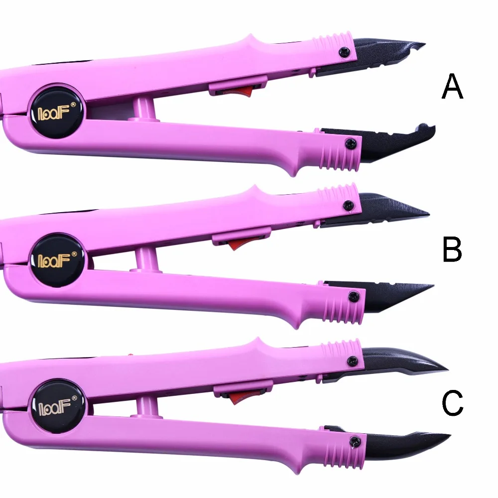 1pc JR-611 A/B/C tip Professional Hair Extension Fusion Iron Heat Connector Wand Iron Melting Tool+US outlet