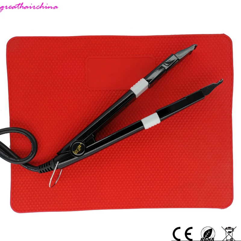 1 pcs Newest Fashion Professional Mini LED Keratin Fusion Connector Щипцы Hairdress Gift 500 °C Heat Insulation Silicone Pad 1 pcs Newest Fashion Professional Mini LED Keratin Fusion Connector Щипцы Hairdress Gift 500 °C Heat Insulation Silicone Pad