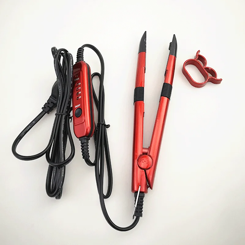Hair Extensions Iron Heat Hair Loof Iron Connectors Fusion Hair Connector Salome Temperature Keratin hair extension Connectors