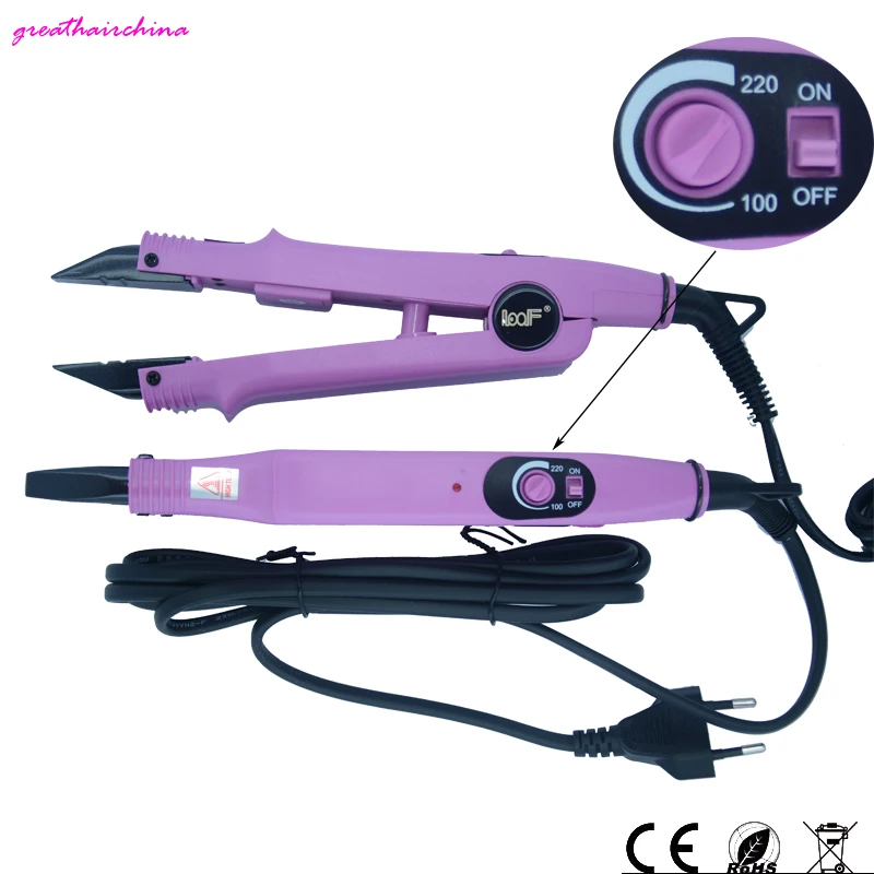 1Pcs /Lot Heat Control Adjustable Tempera Ture 100C to 200C Heat Fusion Keratin Hair Extension Iron Hairdress Connectors