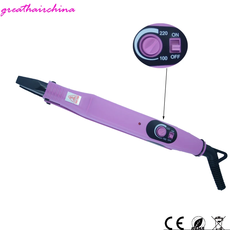 1Pcs /Lot Heat Control Adjustable Tempera Ture 100C to 200C Heat Fusion Keratin Hair Extension Iron Hairdress Connectors