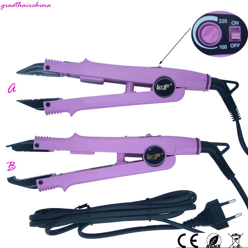 1Pcs /Lot Heat Control Adjustable Tempera Ture 100C to 200C Heat Fusion Keratin Hair Extension Iron Hairdress Connectors