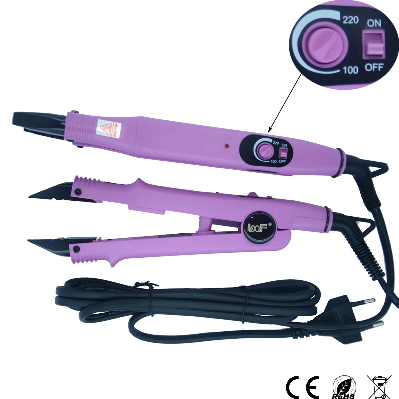 1Pcs /Lot Heat Control Adjustable Tempera Ture 100C to 200C Heat Fusion Keratin Hair Extension Iron Hairdress Connectors
