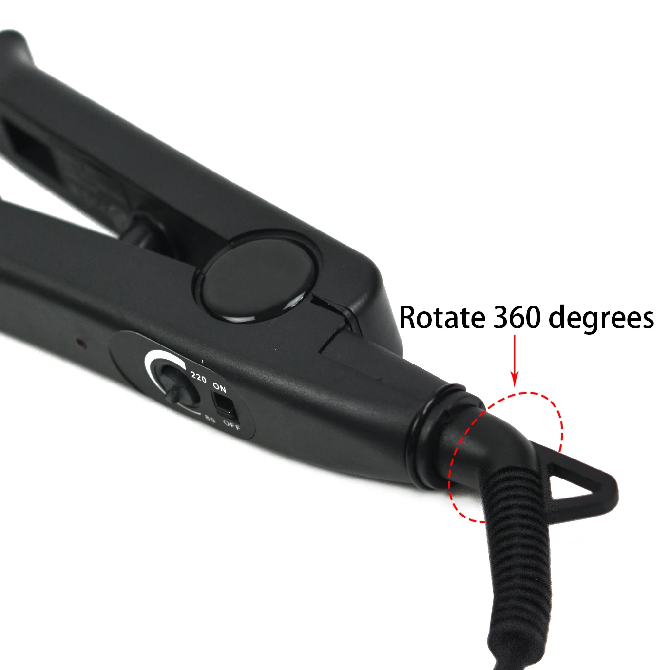 1 Piece Fusion Heat Iron Hair Connector Black/Pink Hair Extensions Machine Temperature Controllable Heat Hair Connector 1 Piece Fusion Heat Iron Hair Connector Black/Pink Hair Extensions Machine Temperature Controllable Heat Hair Connector