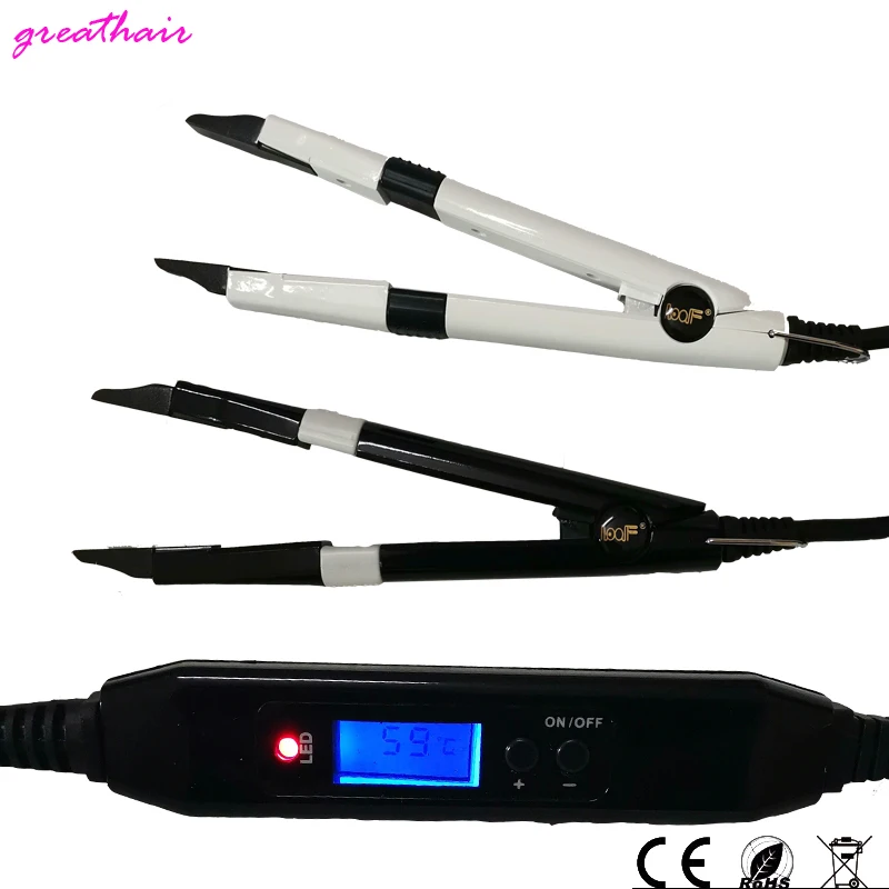 1Pcs Temp Control Keratin Hair Extensions Connector be cut-off the power supply automatically in an hour to guarantee 100% safe