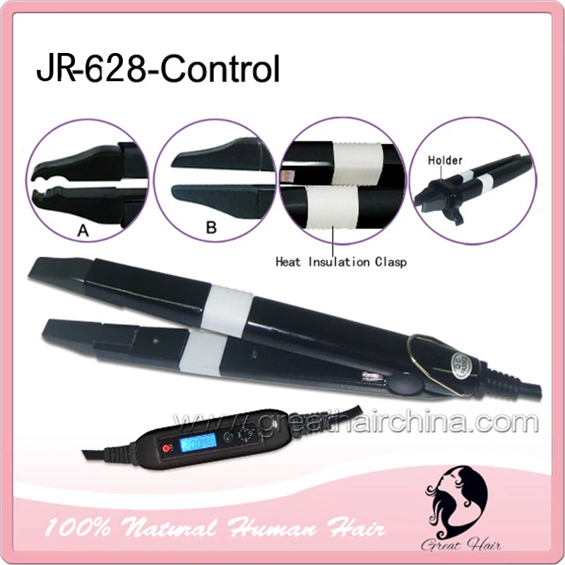 1Pcs Temp Control Keratin Hair Extensions Connector be cut-off the power supply automatically in an hour to guarantee 100% safe