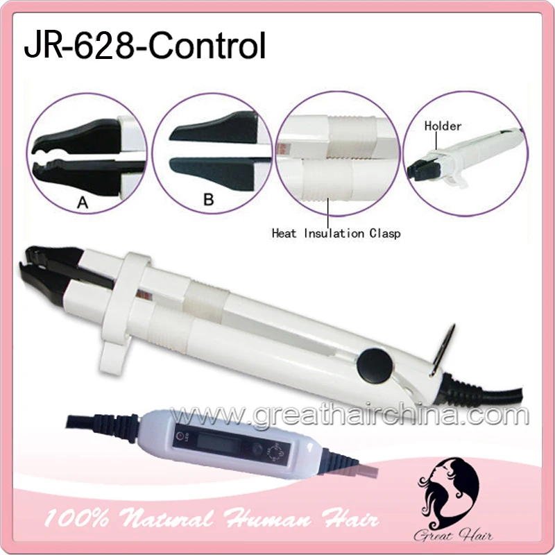 1Pcs Temp Control Keratin Hair Extensions Connector be cut-off the power supply automatically in an hour to guarantee 100% safe