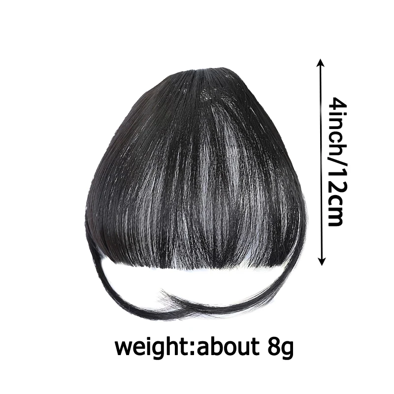 LUPU Hair Bangs Wig 4inch Synthetic Fake Hair Fringe with Hair Clip Natural Women Bangs Hairpiece Suitable for All Occasions LUPU Hair Bangs Wig 4inch Synthetic Fake Hair Fringe with Hair Clip Natural Women Bangs Hairpiece Suitable for All Occasions