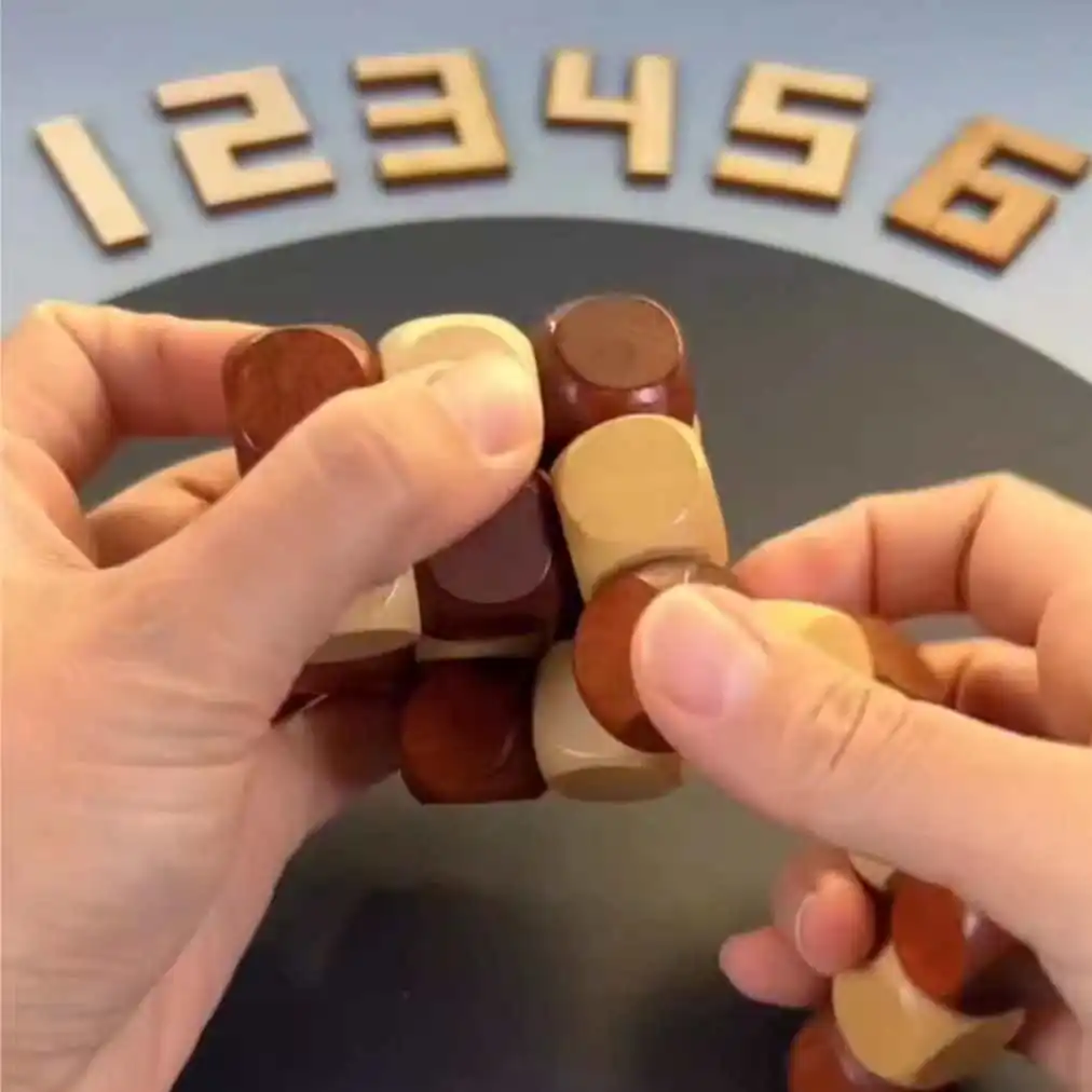 Wooden Twist Cube IQ Puzzle Brain Teasers for Adults Teens Kids Luban Lock Mind Challenge Games Unique Gift Ideas