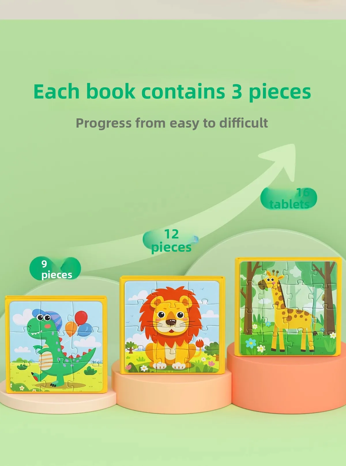 Montessori Magnetic Puzzle For Boys Dinosaur Jigsaw Puzzles For Kids Educational Table Game Toys For Children Toddlers