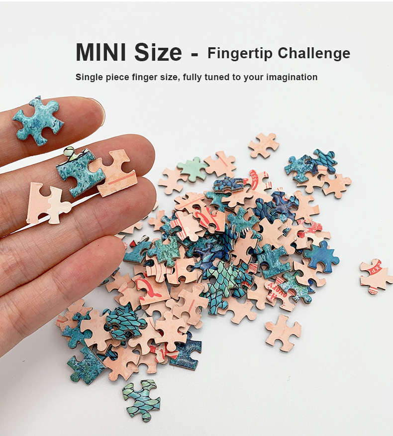 150PCS Mini Test Tube Black Cat Cartoons Jigsaw Puzzle for Adult Decompression Toys Game Family Educational Toys