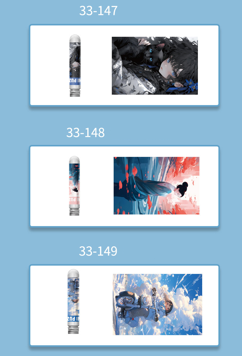 150PCS Mini Test Tube Jigsaw Puzzle for Adult Kids Decompression Toys Game Family Educational Toys Montessori Toys 3 Years Old