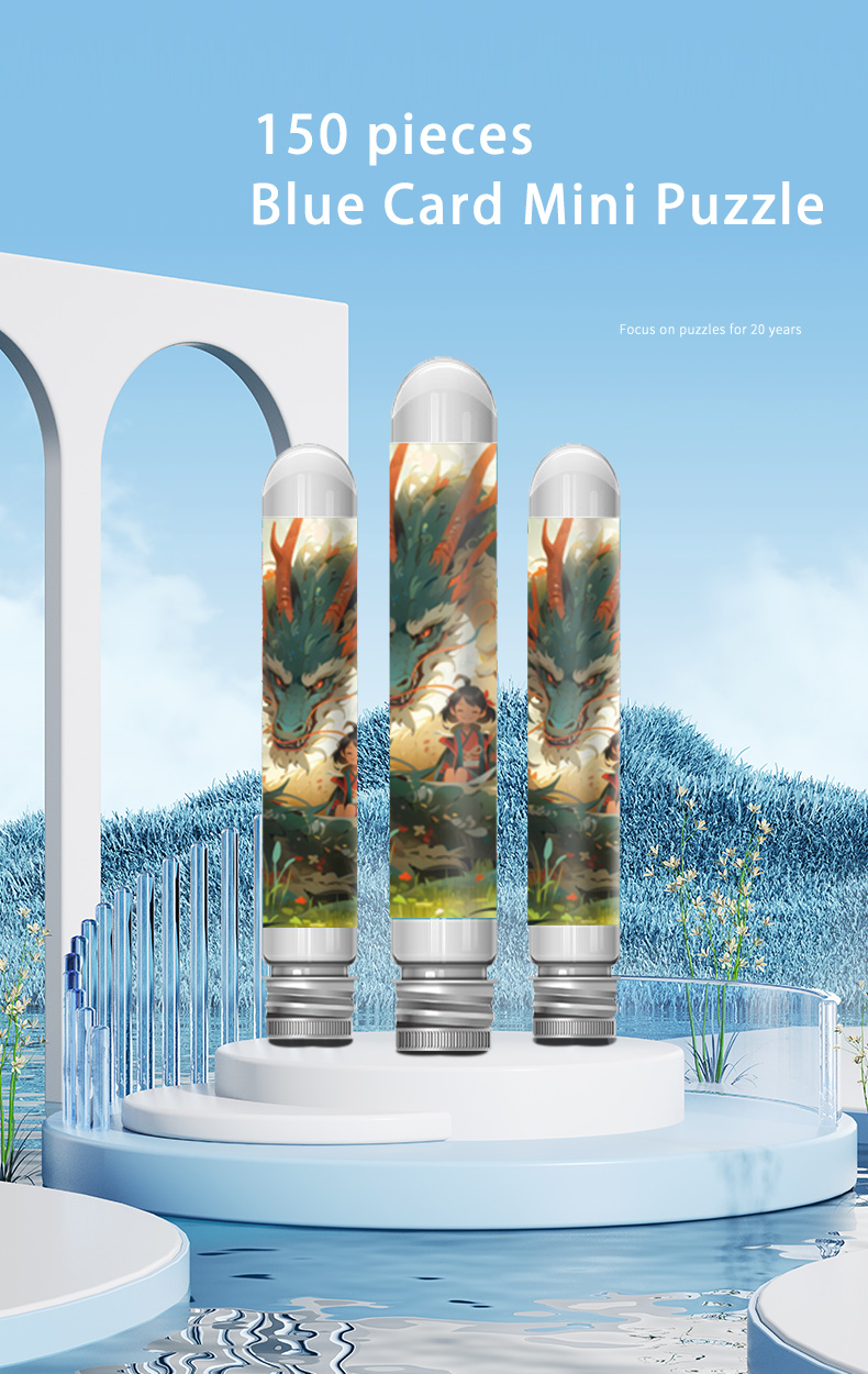 150PCS Mini Test Tube Jigsaw Puzzle for Adult Kids Decompression Toys Game Family Educational Toys Montessori Toys 3 Years Old