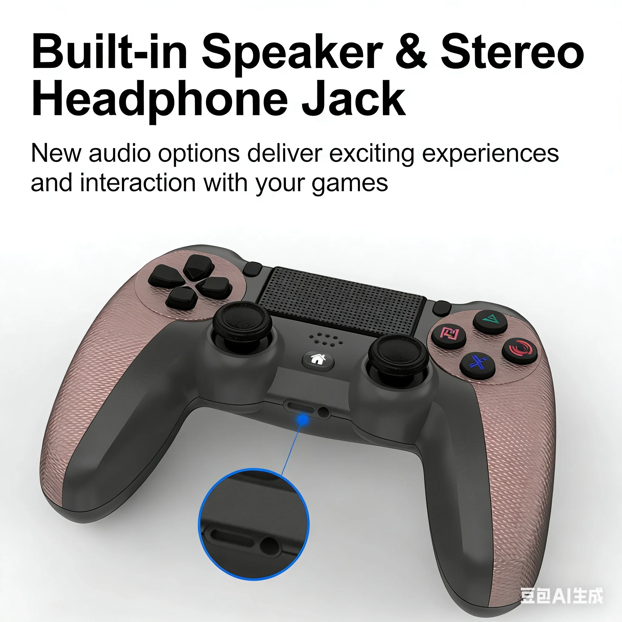 Wireless Controller for PS4 V2 Playstation 4 Remote Game Joystick LED Sign Compatible with PS4 Command Console