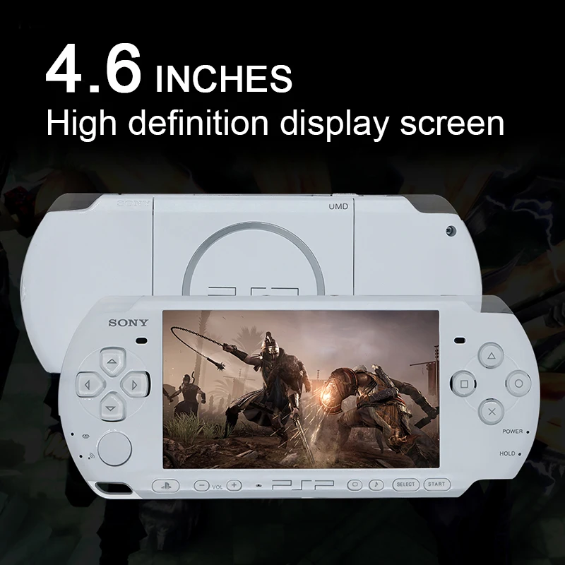 Sony PSP 3000 Original PlayStation Portable (PSP-3006) Handheld Arcade Game Console Holiday Christmas Gifts (+Free Games)