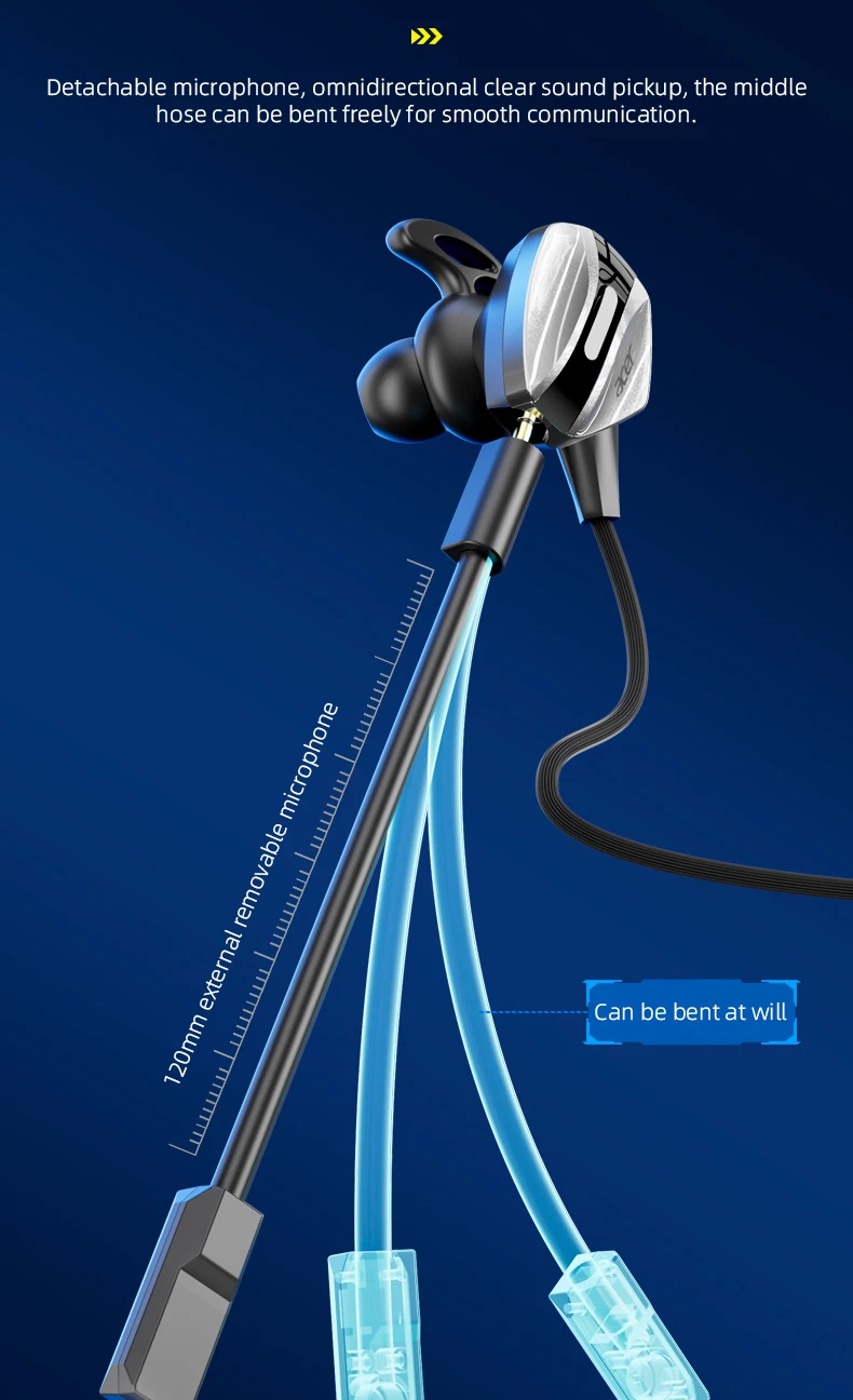 Acer Wired Earphone Gaming Earbuds with Mic Headset Gamer Headphones for Pubg PS4 CSGO Casque Phone Tablet Laptop Universal Game